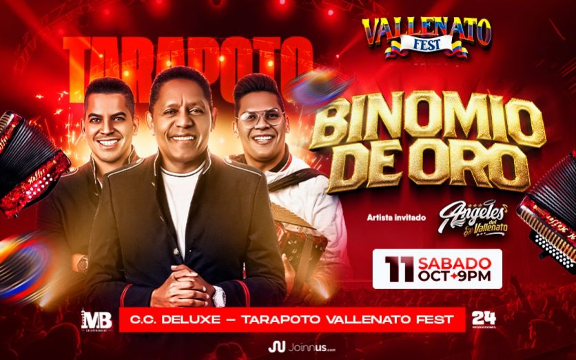 BINOMIO DE ORO EN CONCIERTO – VALLENATO FEST 2 TARAPOTO