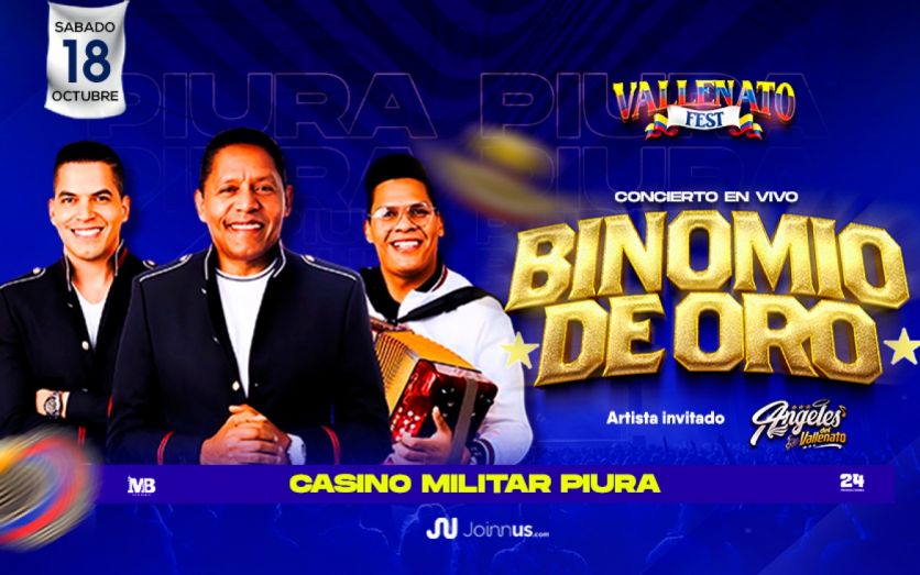 BINOMIO DE ORO EN CONCIERTO – VALLENATO FEST 3 PIURA