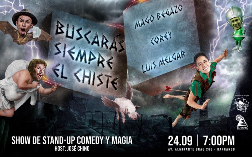 BUSCARÁS SIEMPRE EL CHISTE / SHOW DE STAND-UP COMEDY Y MAGIA
