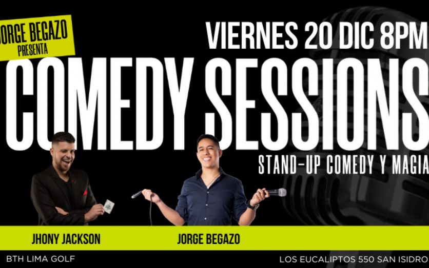 Jorge Begazo presenta "Comedy Sessions"