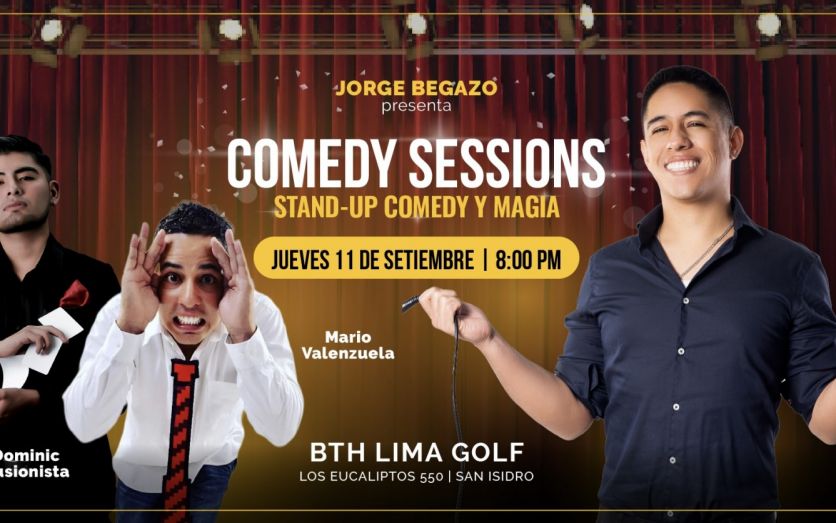 Jorge Begazo presenta "Comedy Sessions"