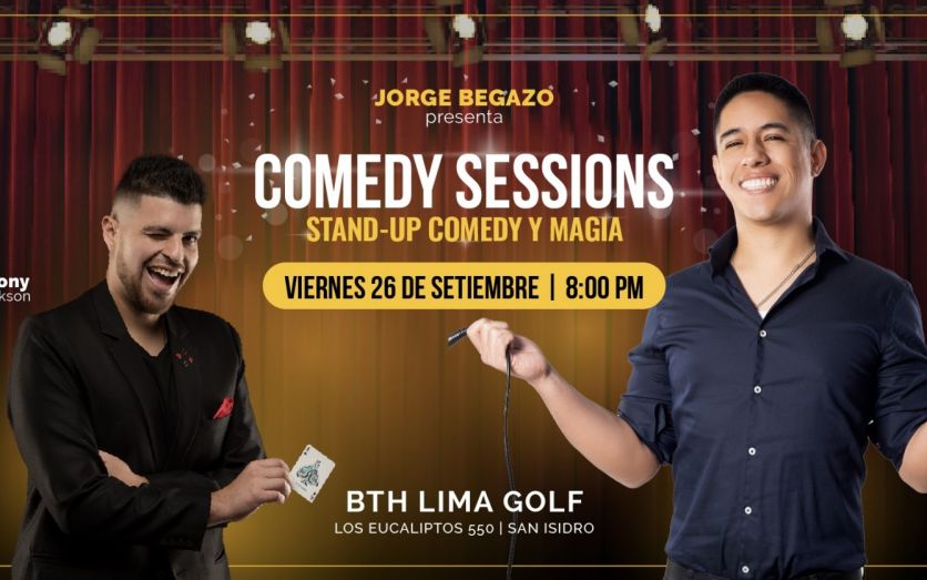 Jorge Begazo presenta "Comedy Sessions"
