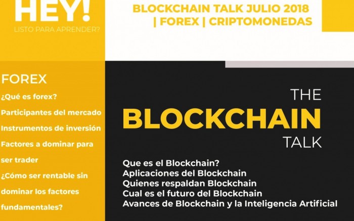 Blockchain Talk 21 Julio 2018 Joinnus - 