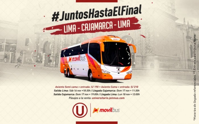 Promoción Movil Bus: #JuntosHastaElFinal