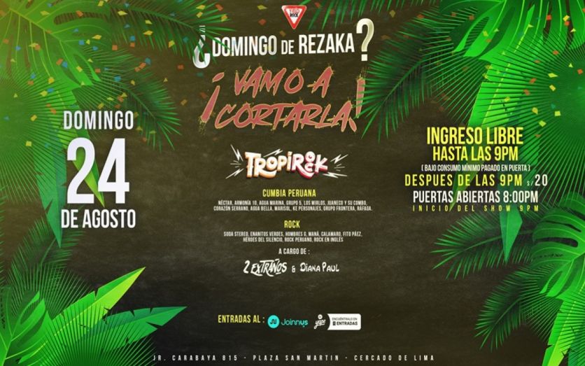 ¿DOMINGO DE REZAKA? ¡VAMO A CORTARLA! - REGRESÓ EL TROPIROCK