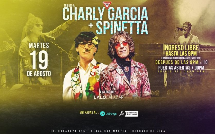 TRIBUTO A CHARLY GARCÍA & LUIS ALBERTO SPINETTA