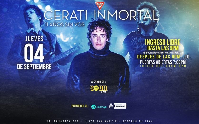 CERATI INMORTAL – 11 AÑOS SIN VOS