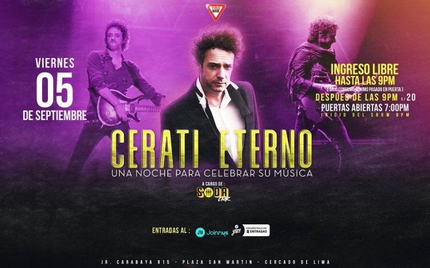 CERATI ETERNO – UNA NOCHE PARA CELEBRAR SU MÚSICA