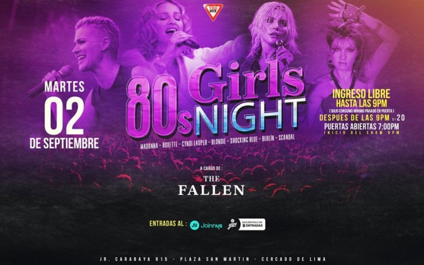 ¡80s GIRLS NIGHT!