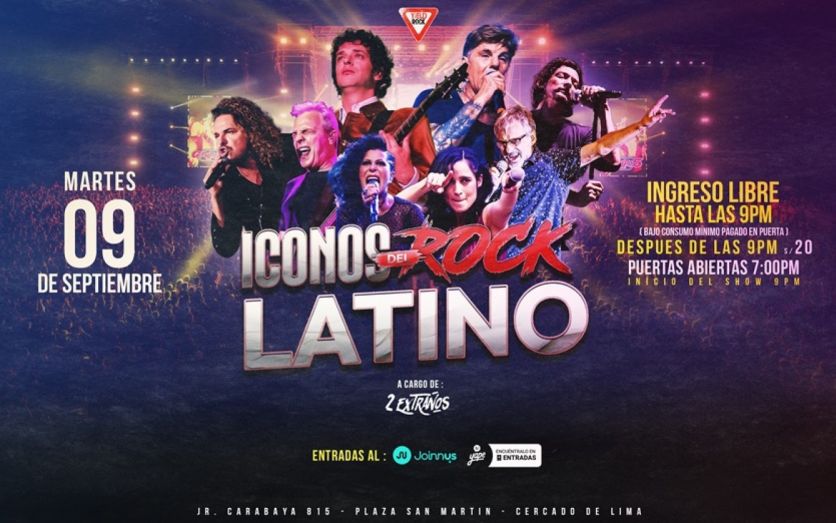 ¡ICONOS DEL ROCK LATINO EN VIVO!