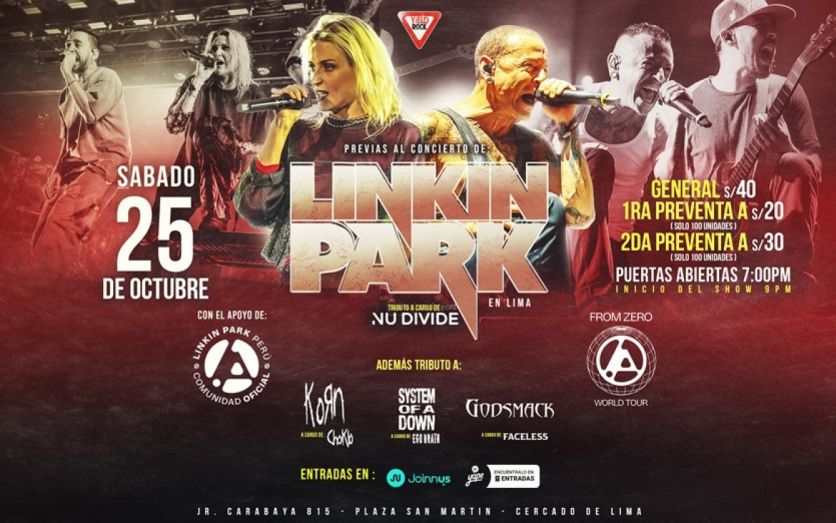 LAS PREVIAS AL CONCIERTO DE LINKIN PARK EN LIMA