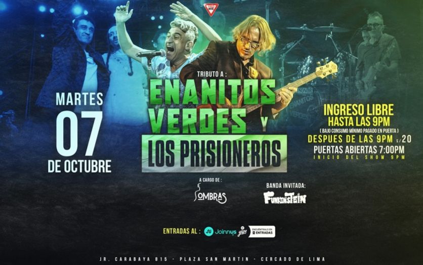TRIBUTO A LOS PRISIONEROS VS ENANITOS VERDES