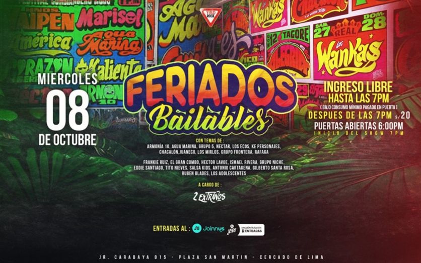 ¡FERIADOS BAILABLES A TODO RITMO!