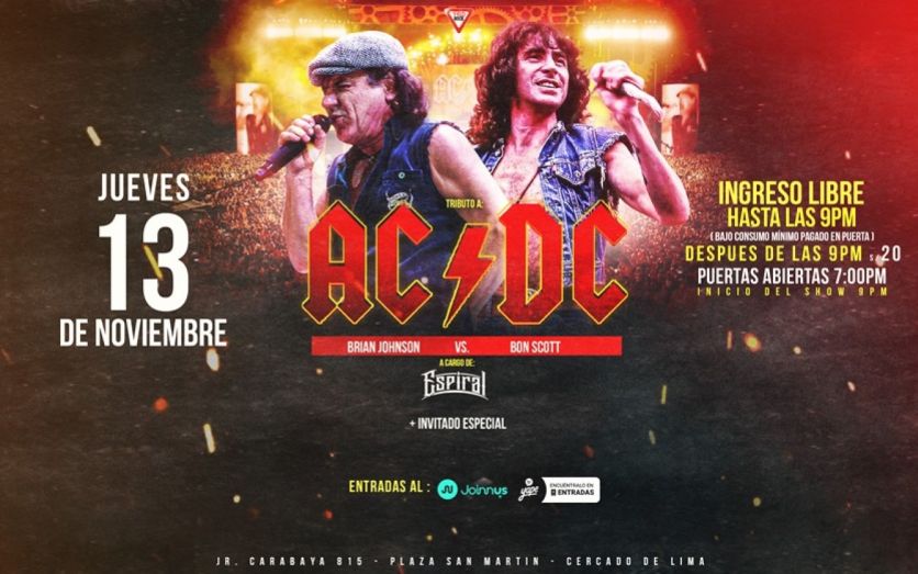DOS VOCES, UN TRUENO: TRIBUTO A AC/DC