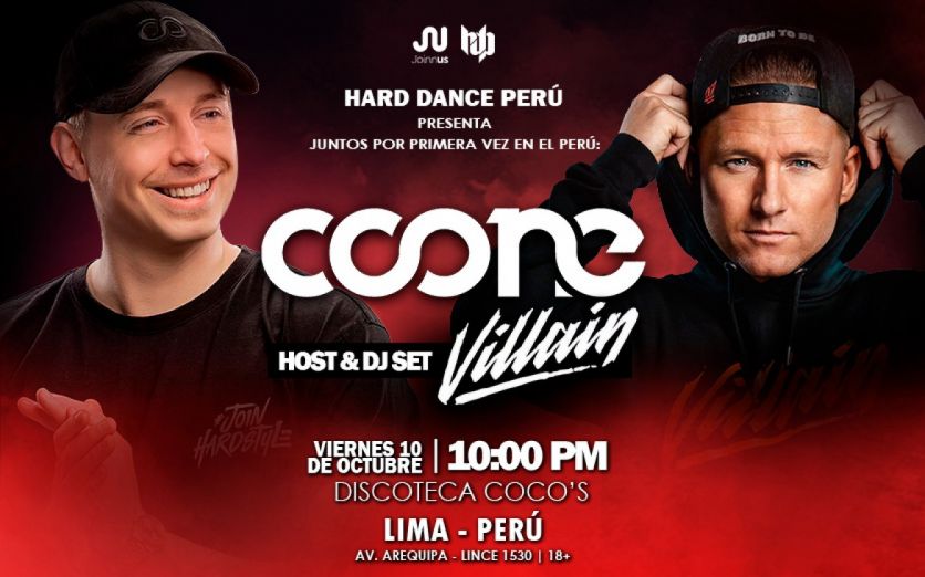 Hard Dance Perú presenta: Coone & Villain