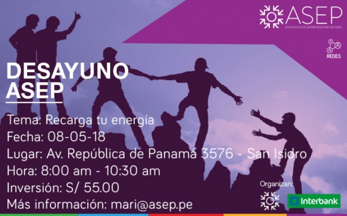 Desayuno ASEP: Recarga tu energía / / Joinnus