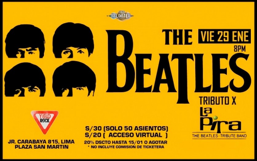THE BEATLES (Tributo x La Pira) 29/01