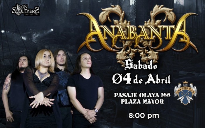 Anabanta en Lima - Sábado 04 Abril 2020