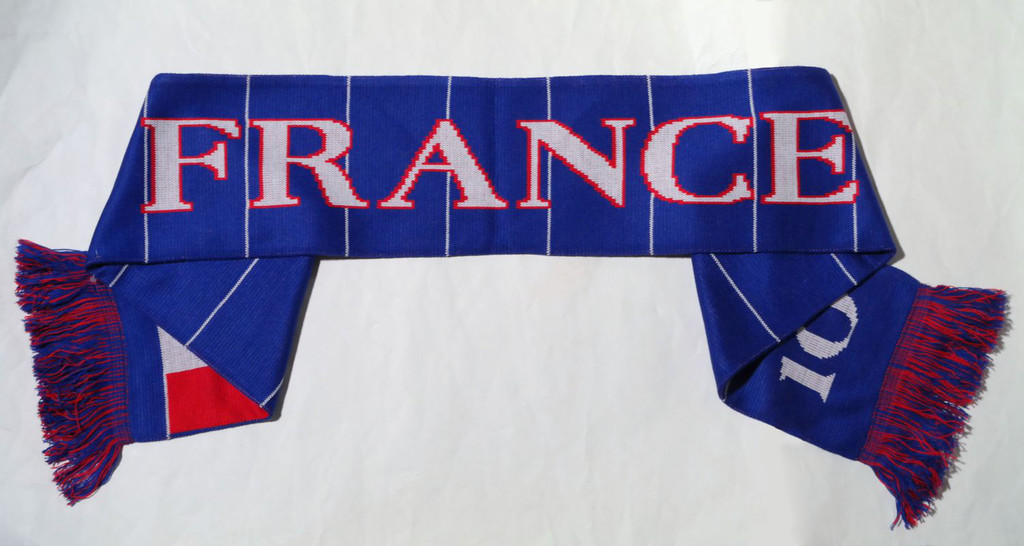 france soccer scarf