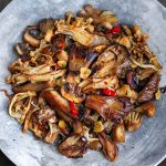 Garlic Chili Mushrooms (Whole30, Keto, Vegan)