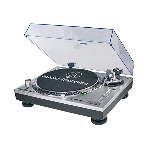 Audio-Technica AT-LP120-USB Direct-Drive Professional Turntable (USB & Analog), Silver