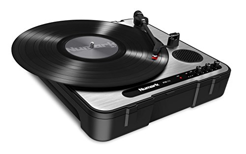 Numark PT01USB | Portable Vinyl-Archiving Turntable for 33 1/3, 45, 78 RPM Records