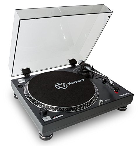 Numark TT250USB | Professional Direct Drive Turntable with Magnetic Cartridge, Aluminum Platter & S-shaped Tonearm