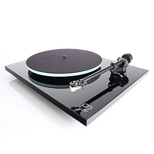 Rega Planar 2 Turntable with RB220 tonearm, Glass-platter and Carbon Cartridge (Gloss Black)