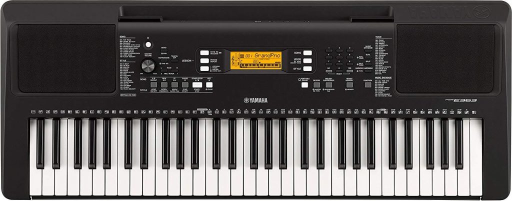 Yamaha PSR-E-363 best digital piano under 500