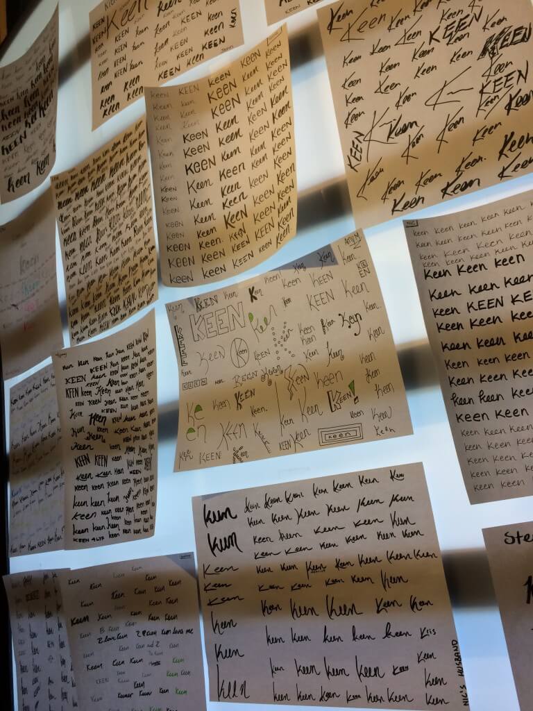 Rebrand wall of KEENs