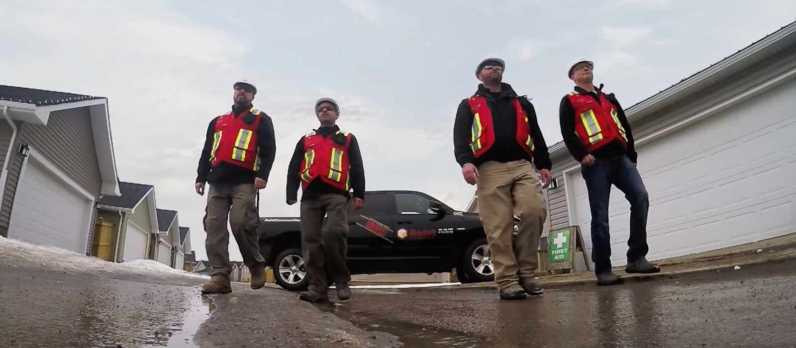 Caught working safe internal campaign