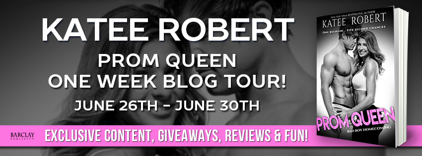 Blog Tour, Review, Excerpt, Teasers & Giveaway: Prom Queen (Bad Boy Homecoming #3) by Katee Robert
