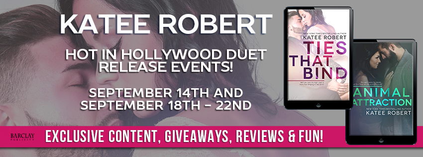 Release Blitz, Review, Teasers & Giveaway: Hot in Hollywood Duet by Katee Robert