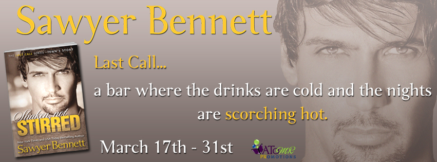 Blog Tour, Review & Teasers: Shaken, Not Stirred (Last Call #5) by Sawyer Bennett