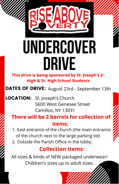 Rise above poverty flyer