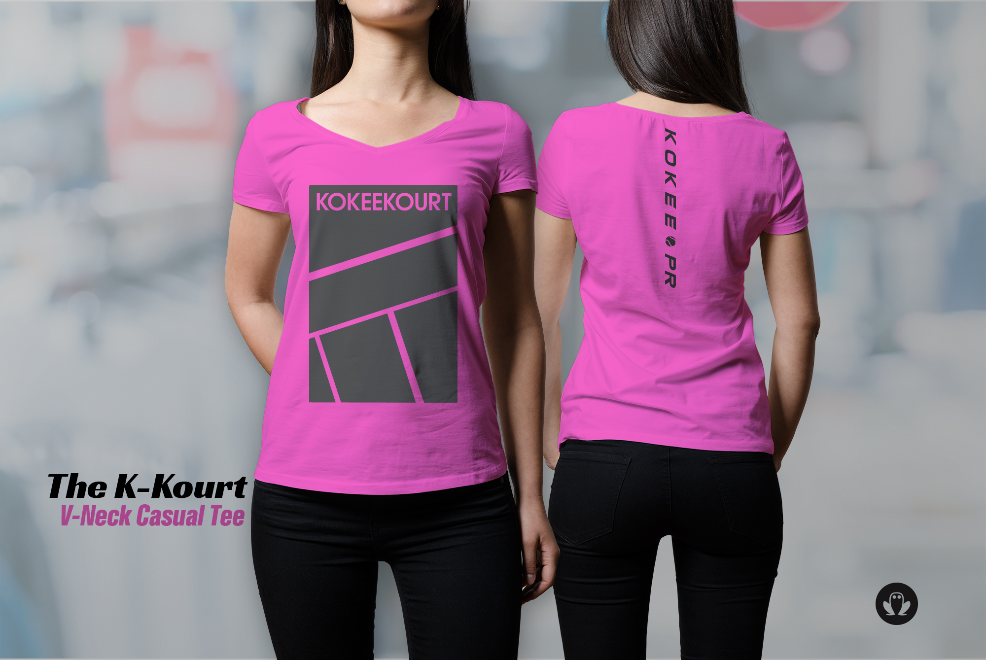v-neck tee