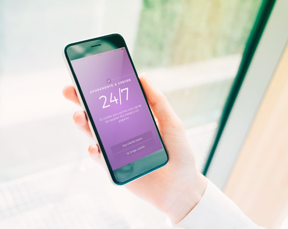La app de crédito en línea Konfío