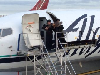 The first Copper River salmon of 2014 arriving in Seattle. (Photo courtesy of Alaska Airlines)