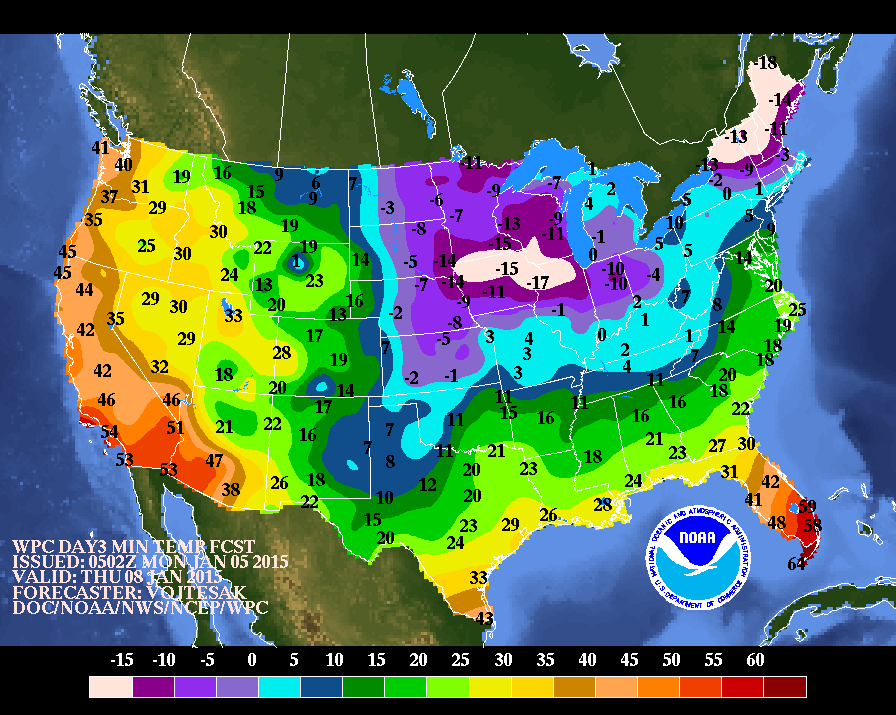 travel map of weather