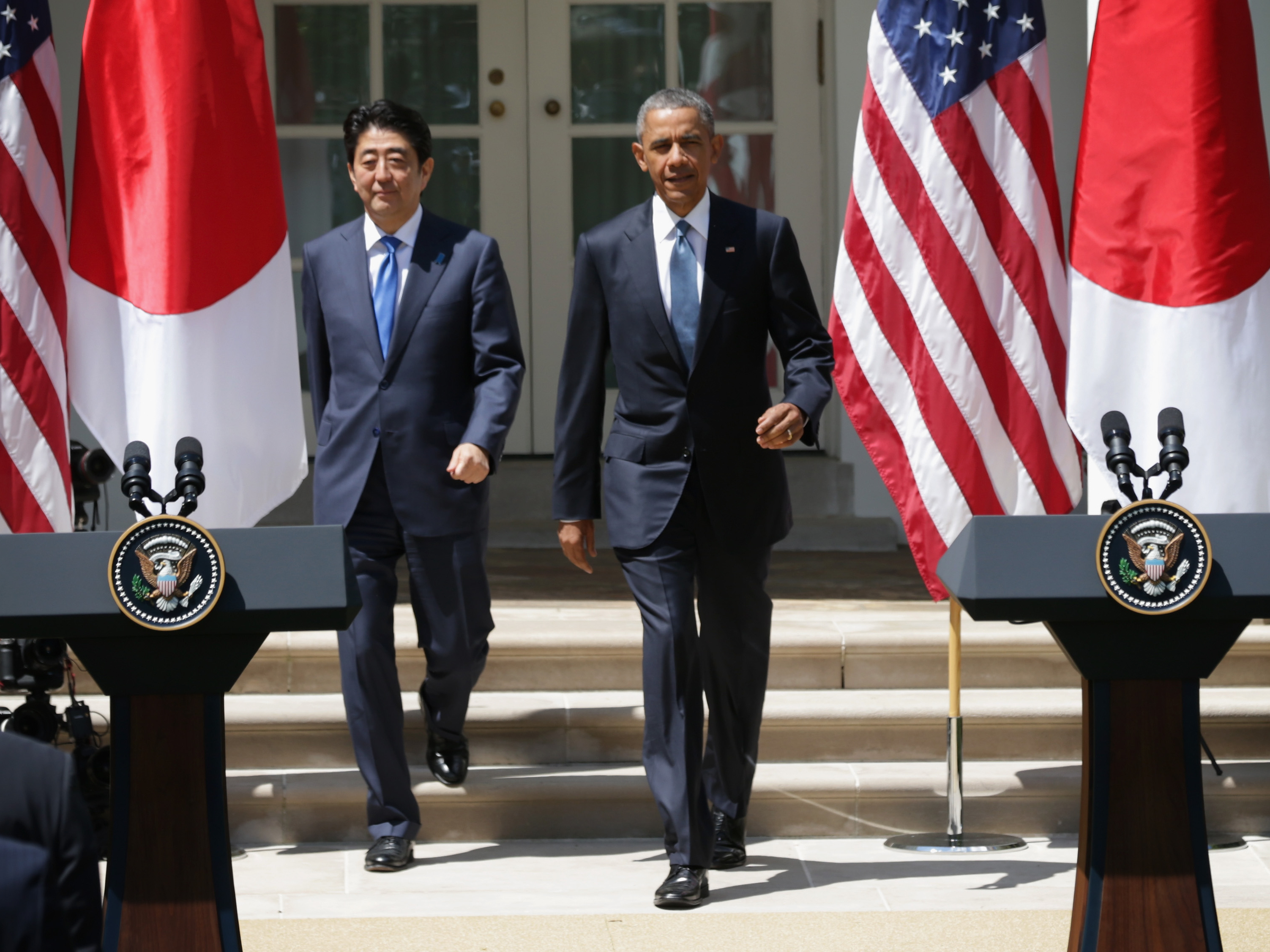 Still Hoping That President Obama >> President Obama And Japanese Prime Minister Shinzo Abe Approach The Still Hoping That President Obama >> President Obama And Japanese Prime Minister Shinzo Abe Approach The