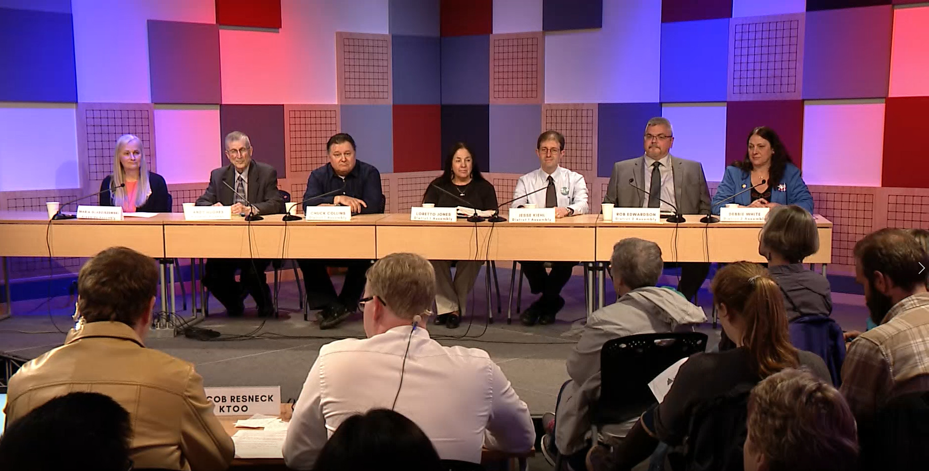 In this screen capture, Candidates for the Juneau Assembly participate in a forum produced by KTOO, Juneau Empire and Juneau Votes on Monday, September 25, 2017. (Courtesy 360 North)
