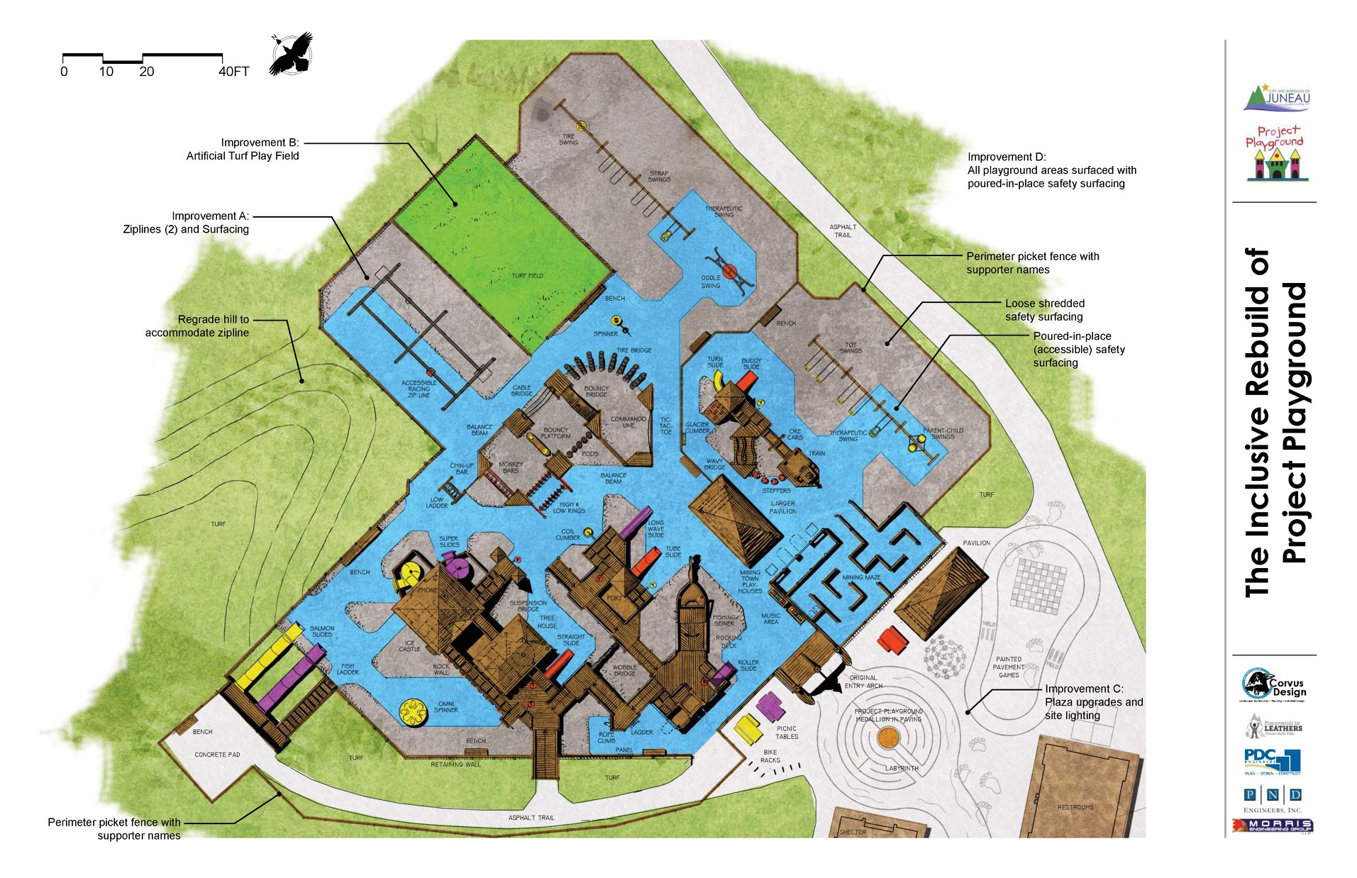New Project Playground design features ziplines, other improvements