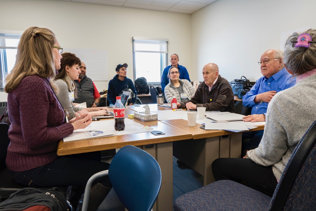 Leaders of Arctic communities discuss possible scenarios for the future of the region at the Arctic Futures conference (Photo courtesy of Kenton Media)