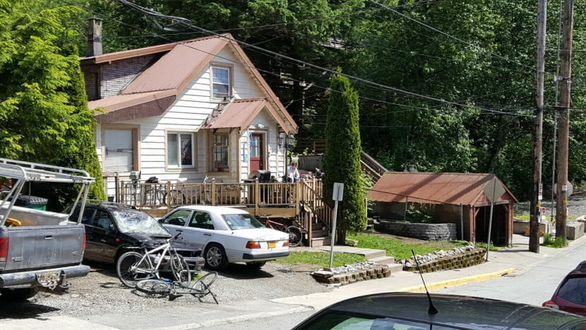 This house at 401 Harris Street in Juneau, pictured here on Monday, is the frequent subject of police calls, the Juneau Uptown Neighborhood Association says.