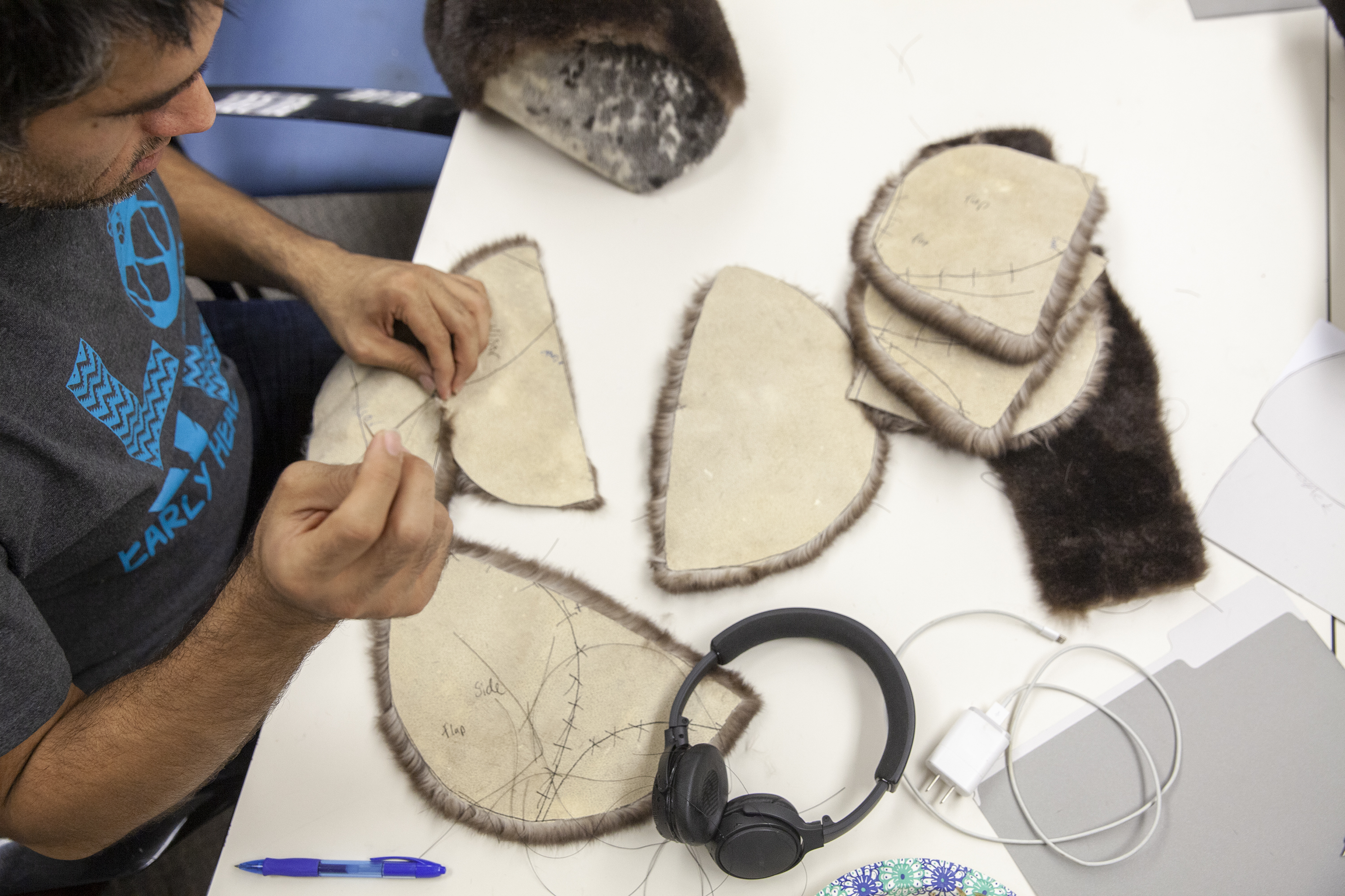 Otter Skin Sewing Workshops Promote Sustainable Cottage Industry