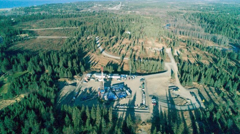 Hilcorp's Seaview drill site located in Anchor Point.