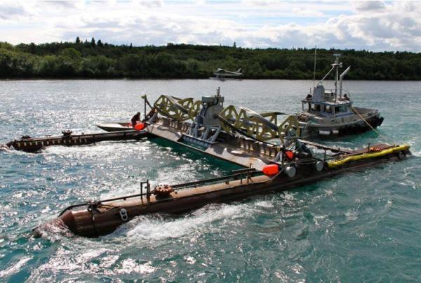 The RivGen operating in the Kvichak River in 2015.