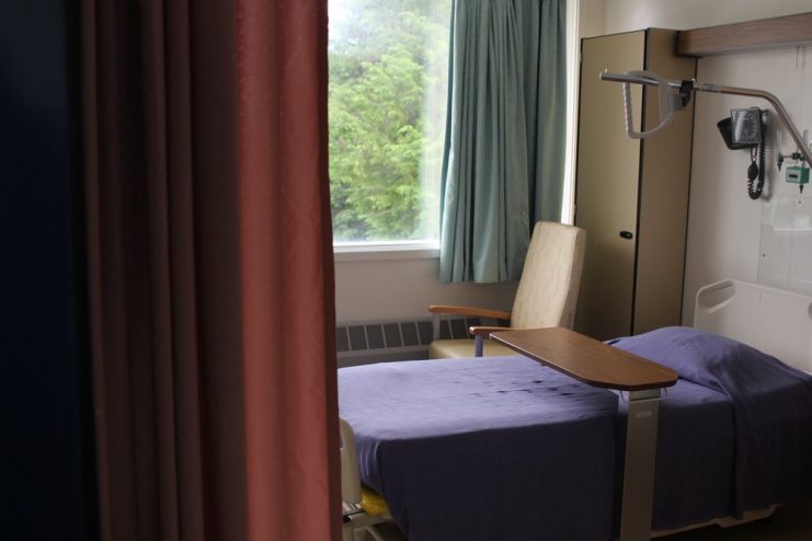 Sitka Community Hospital will suspend scheduled surgeries on February 28, the same day the city will unveil the draft of their hospital sale agreement to the public. (Photo by Emily Kwong/KCAW)