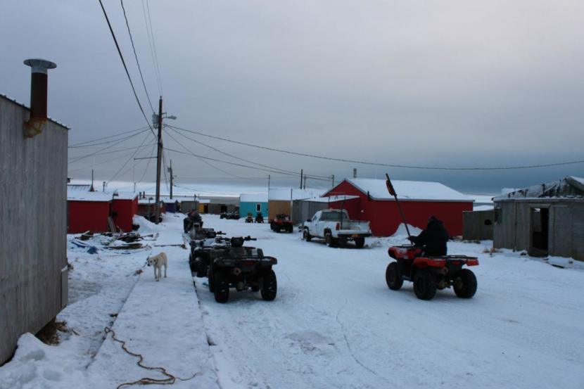 The U.S. Census will begin in Toksook Bay, Alaska on Jan. 21, 2020. Pictured Dec. 14, 2019. CREDIT ANNA ROSE MACARTHUR / KYUK