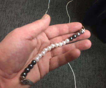 USS Juneau survivor bead strand
